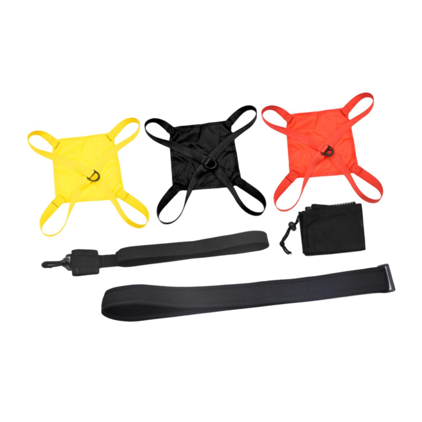 Aquatic Sports For Kids - Schwimm-Fallschirm-Widerstandsgurte aus strapazierfähigem Neoprenmaterial, Zugtrainingstool für