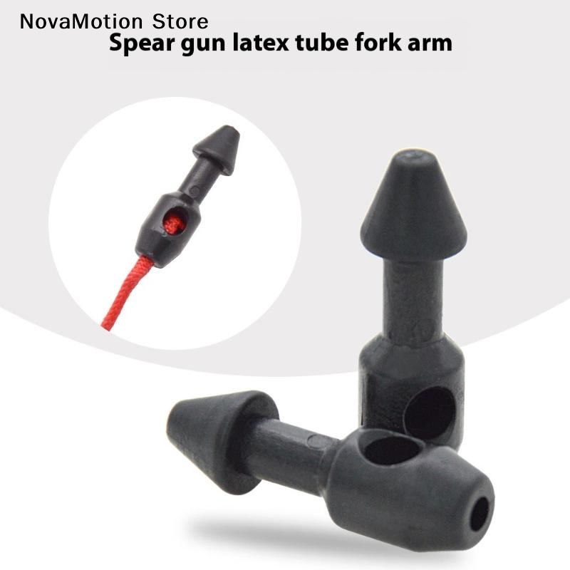Speargun Rubber Band - 2 Stück Harpunenfischerei-Gummieinsätze, Harpunenfischer-Zubehör, Harpunen-Gummiband, Wishbone-Einsätze,
