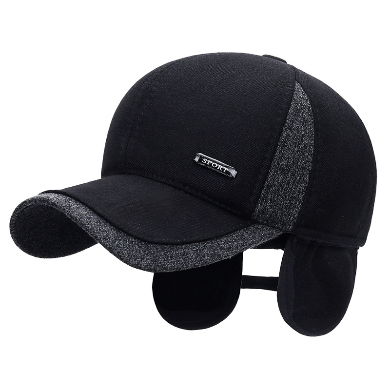 Aquatic Sports Hat - Wasserdichte Sportkappe, bequem, verstellbar, gefüttert, Ohrenklappenkappe,