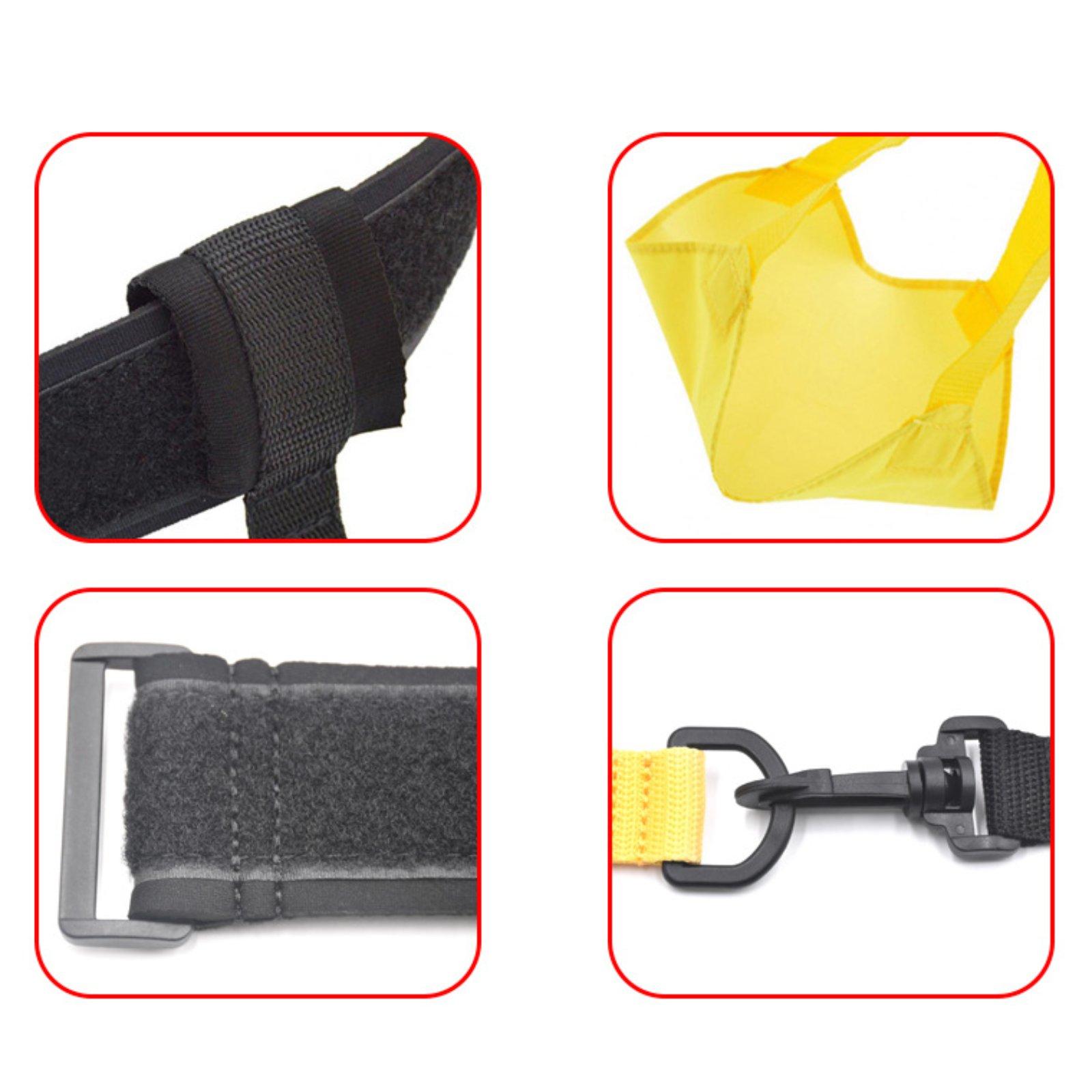 Aquatic Sports For Kids - Schwimm-Fallschirm-Widerstandsgurte aus strapazierfähigem Neoprenmaterial, Zugtrainingstool für