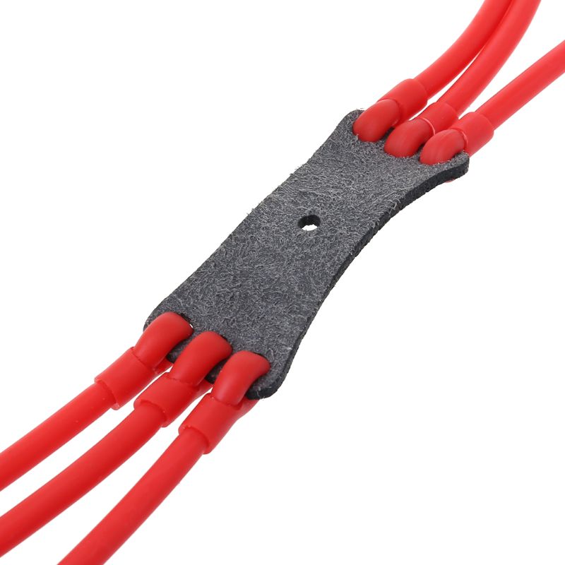 Speargun Rubber Band - Schleuder Band Gruppe Leder Tasche Gummiband