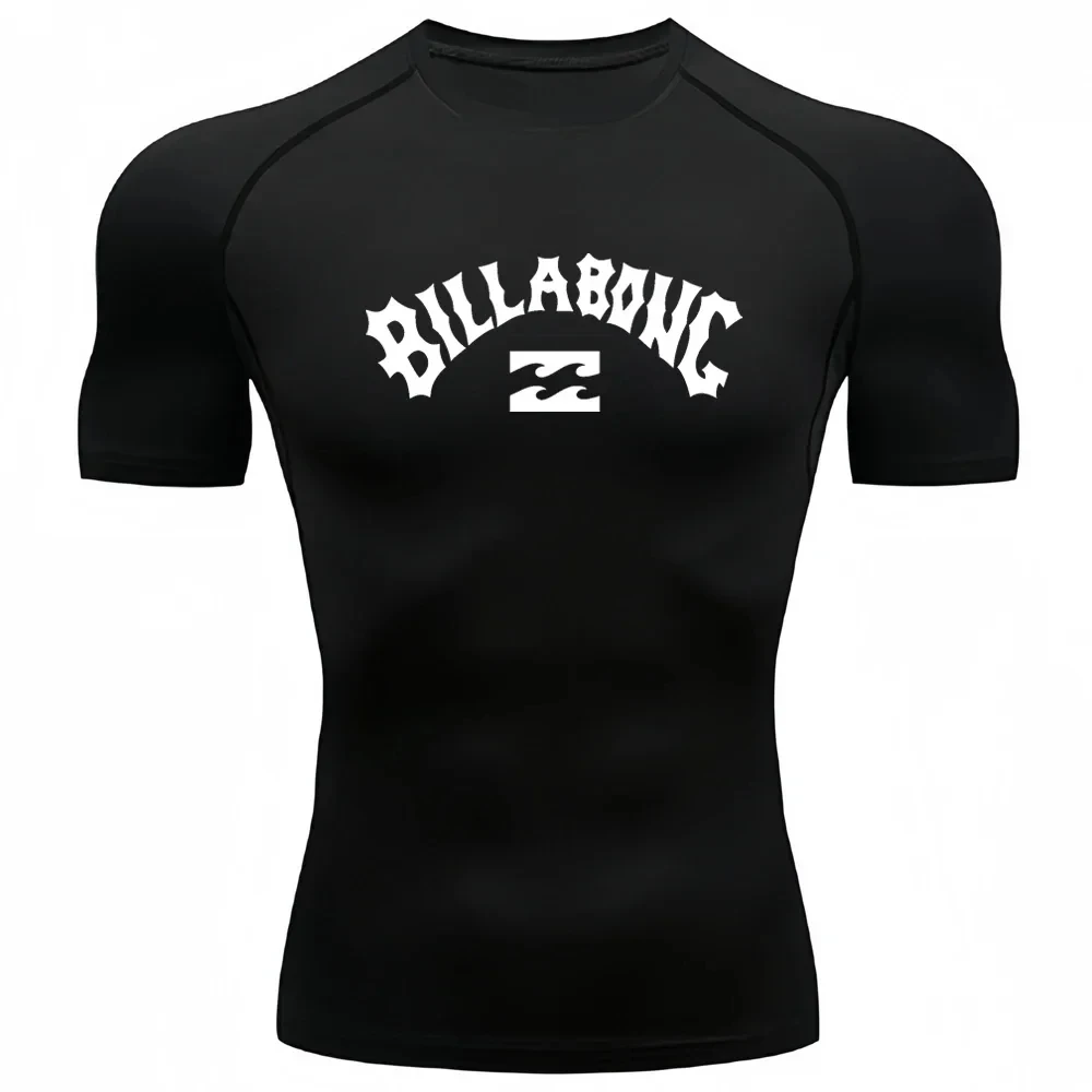Aquatic Diving - UV-Schutz-Tights für Herren, Rashguard, kurzärmeliger Badeanzug,