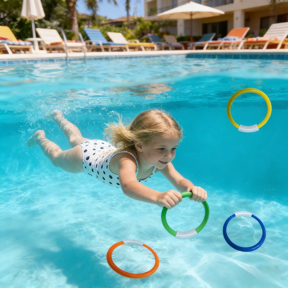 4 bunte Tauchringe für Poolspi – Aquatic Diving Bewertung und Preis